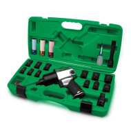 Пневматичен гайковерт 27ч. комплект 1/2 Toptul Пневматичен гайковерт 27ч. комплект 1/2 Toptul