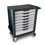 Инструментална количка - оборудвана - "ПРОФИ", 8 отделения 322части