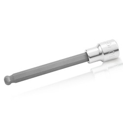 Шестограм под ъгъл 5мм на вложка 1/2" Toptul