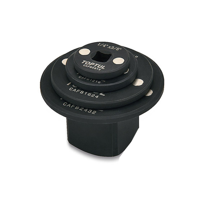 Ръчен автоинструмент Комплект преходи - 1/4", 3/8", 1/2", 3/4" Toptul () на марката TOPTUL ще намерите в instrumenti.org Топ цени за авто инструменти на марката TOPTUL. КОД: - Продукт Комплект преходи - 1/4", 3/8", 1/2", 3/4" Toptul