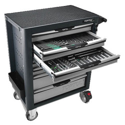 Инструментална количка - оборудвана 261части TOPTUL