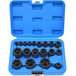 Комплект TORX PLUS E-вложки 19 броя 