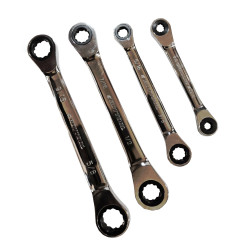 Комплект инчови ключове с тресчотка звезда-звезда 4бр. 