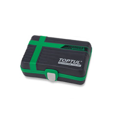 К-кт тресчотка с накрайници 1/4" - 45 части Toptul