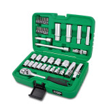 Гедоре 3/8" Toptul 39 части - дванадесетостен