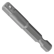 Адаптер 1/4 шестостен към 1/4 квадрат 50mm. Toptul 	