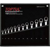 Комплект звездогаечни  ключове тресчотка  с палец 12бр.