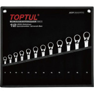 Комплект звездогаечни ключове тресчотка с палец 12бр. Комплект звездогаечни ключове тресчотка с палец 12бр.