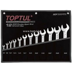 К-кт гаечни ключове 12 части Toptul