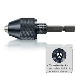 Мини патронник за винтоверт от 0.5-6.3мм Toptul