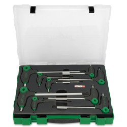 Г-образни шестограми с дръжка 9ч. Toptul