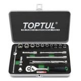 Гедоре 1/4 инчово 18 части Toptul