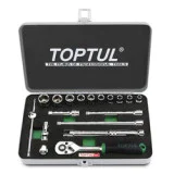 Гедоре 1/4 инчово 18 части Toptul