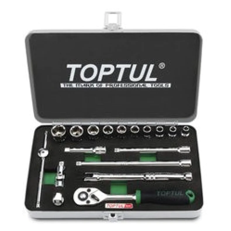 Топ цени за авто инструменти на марката TOPTUL. КОД: - Продукт Гедоре 1/4 инчово 18 части Toptul