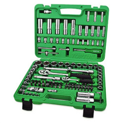 К-кт. комбиниран 1/4" и 1/2" - 108 части -TOPTUL К-кт. комбиниран 1/4" и 1/2" - 108 части -TOPTUL