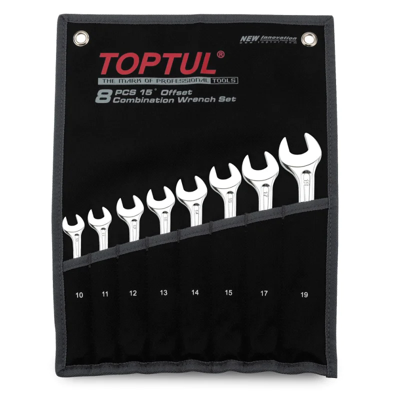 Топ цени за авто инструменти на марката TOPTUL. КОД: - Продукт К-т Звездогаечни Ключове 12броя - TOPTUL