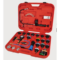 Набор инструменти за проверка херметичноста на радиаторите 28 части Toptul  Набор инструменти за проверка херметичноста на радиаторите 28 части Toptul