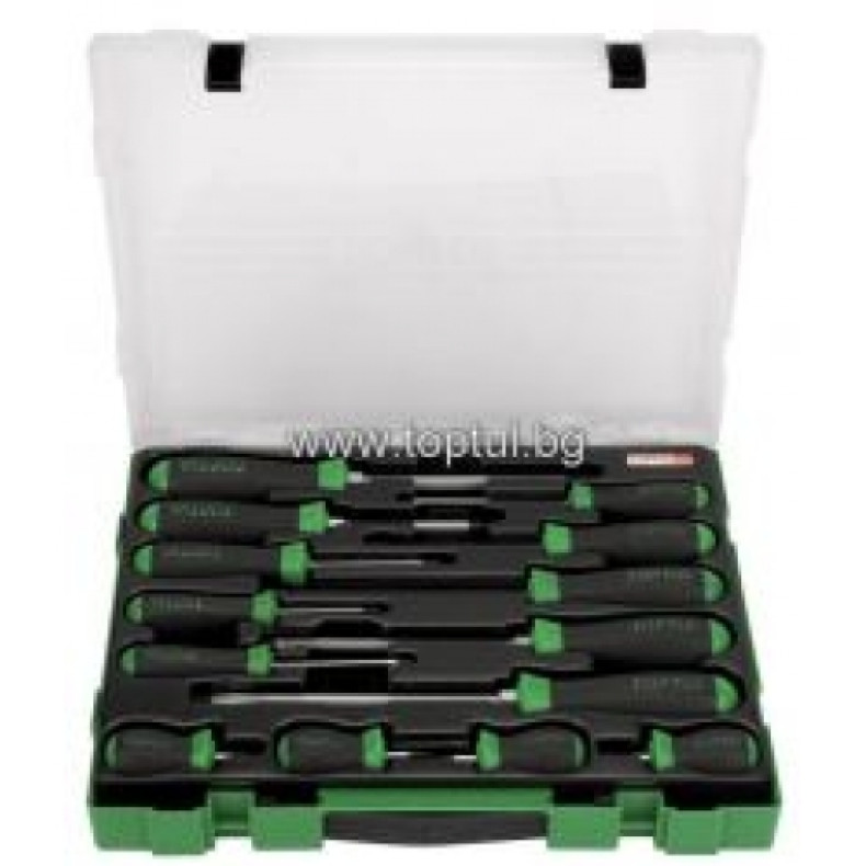 Ръчен автоинструмент Отвертки комплект 14бр. Toptul () на марката TOPTUL ще намерите в instrumenti.org Топ цени за авто инструменти на марката TOPTUL. КОД: - Продукт Отвертки комплект 14бр. Toptul