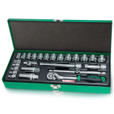 К-кт 25 части 3/8 -TOPTUL шестостен