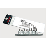 К-кт накрайници петолъчка на вложка 1/4 8части Toptul