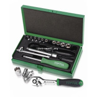 К-кт. тресчотка с вложки 1/4 TOPTUL