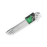 К-т шестограми, удължени, 9части - TOPTUL