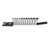 К-т Вложки, Удължени, Шестостен, 1/2, 11части - TOPTUL