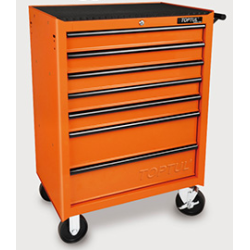 Количка с инструменти 7 отделения оборудвана 261 части Toptul Количка с инструменти 7 отделения оборудвана 261 части Toptul