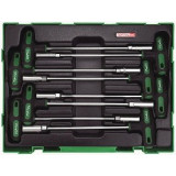 Комплект за количка глухи ключове Toptul 8 части