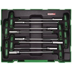 Комплект за количка глухи ключове Toptul 8 части Комплект за количка глухи ключове Toptul 8 части