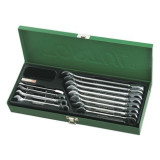 Комплект звездогаечни ключове с тресчотка Toptul