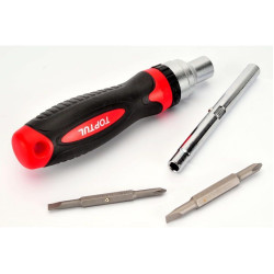 Отвертка с тресчотка 7 в 1 -TOPTUL