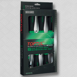 отвертки прави и Pozidriv 6части Toptul