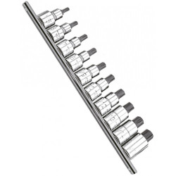 Накрайници "Ribe" на вложка 1/2" - 10 части