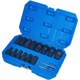 Комплект за развиване на повредени гайки и болтове 16ч.
