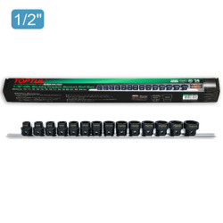 Скъсени ударни вложки 1/2 14бр. Toptul