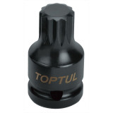 Накрайник ударен XZN M16 на вложка - къс - Toptul