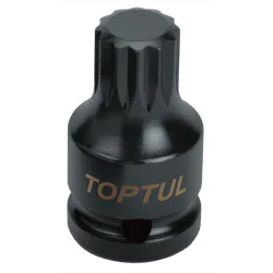 Накрайник ударен XZN M16 на вложка - къс - Toptul