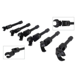 Комплект прорязани ключове с чупеща глава 6 бр. 