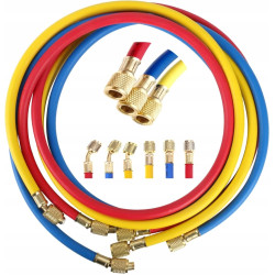 Комплект маркучи за обслужване на климатици 3бр. - 1.5 м Комплект маркучи за обслужване на климатици 3бр. - 1.5 м